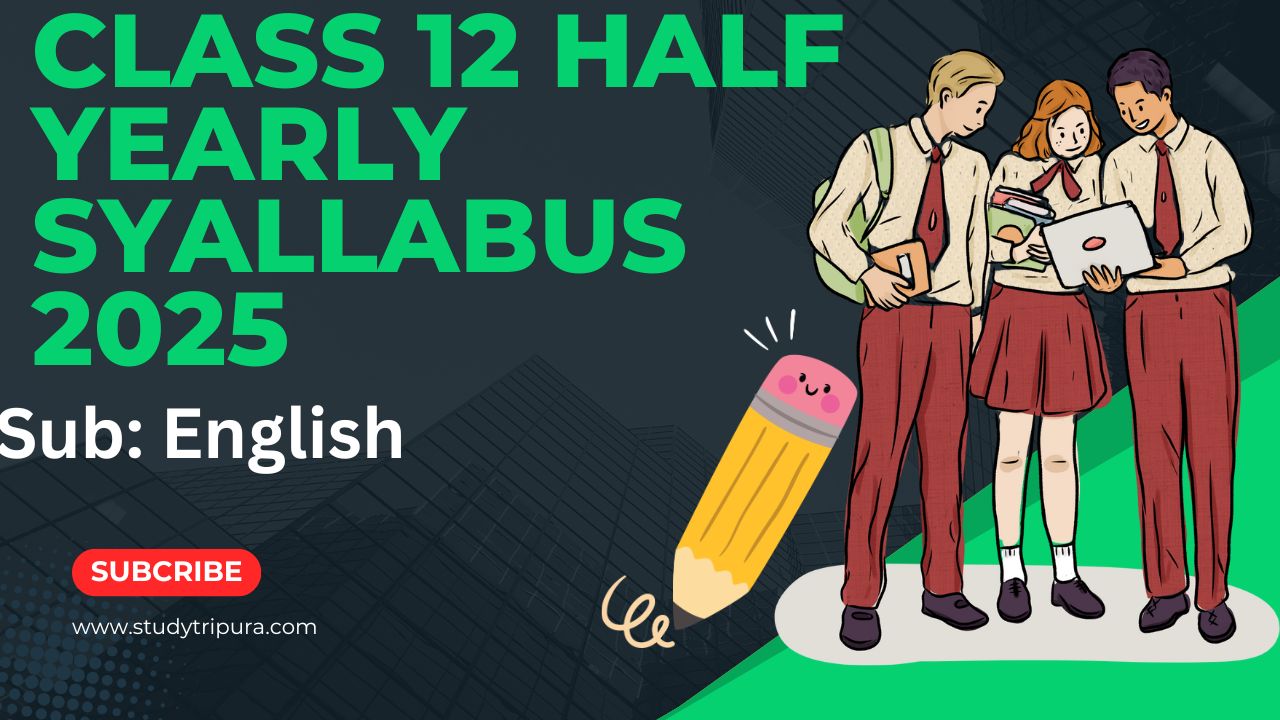 TBSE 12th English Mark Distribution and Syllabus